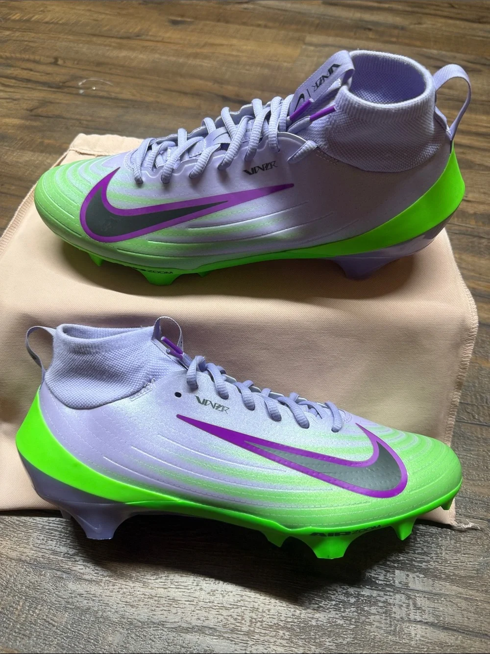 Nike Vapor Pro 1 Premium “Team Neon” Men's Football Cleat “ Limited Edition!!